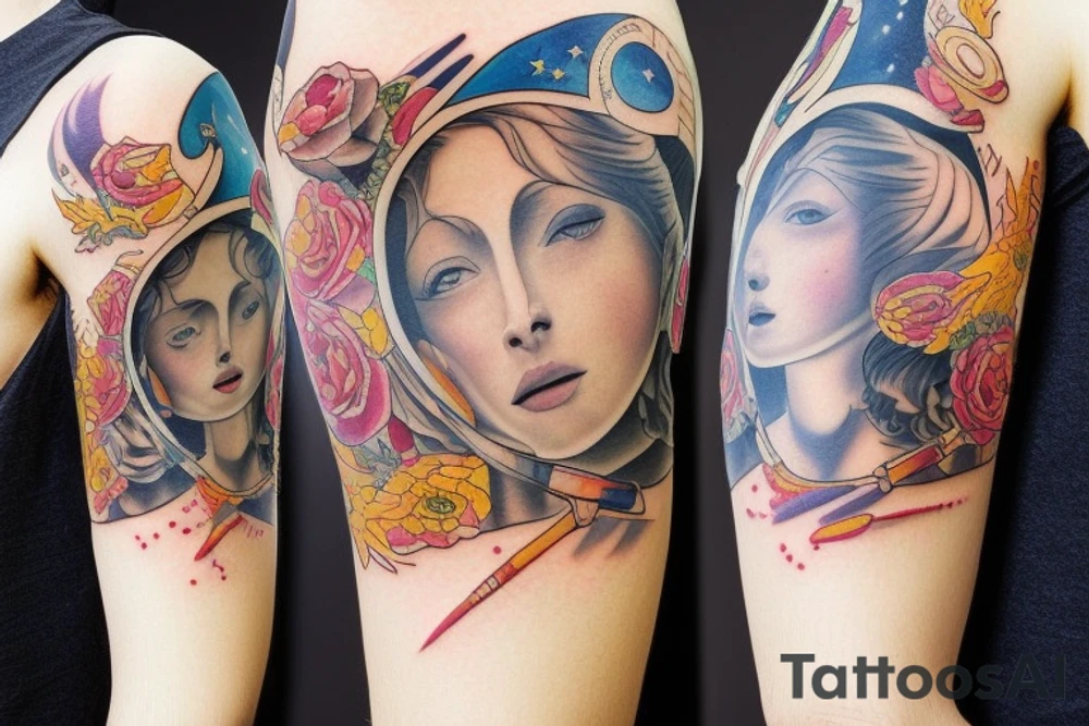 Big Jupiter and Europe tattoo idea