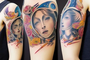Big Jupiter and Europe tattoo idea