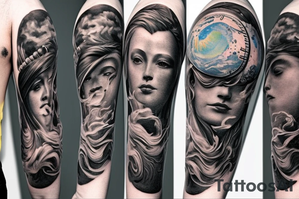 Big Jupiter and Europe tattoo idea