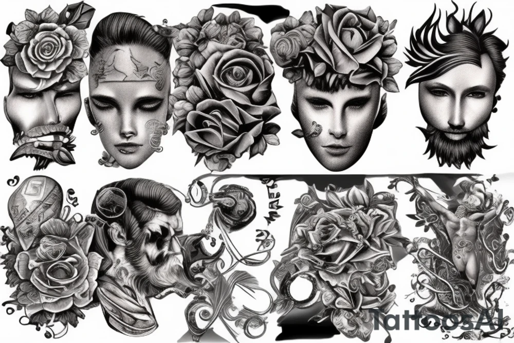 Big Jupiter and Europe tattoo idea