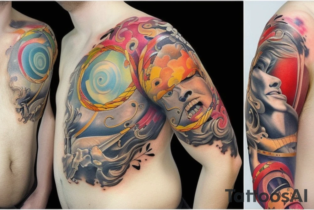 Big Jupiter and Europe tattoo idea