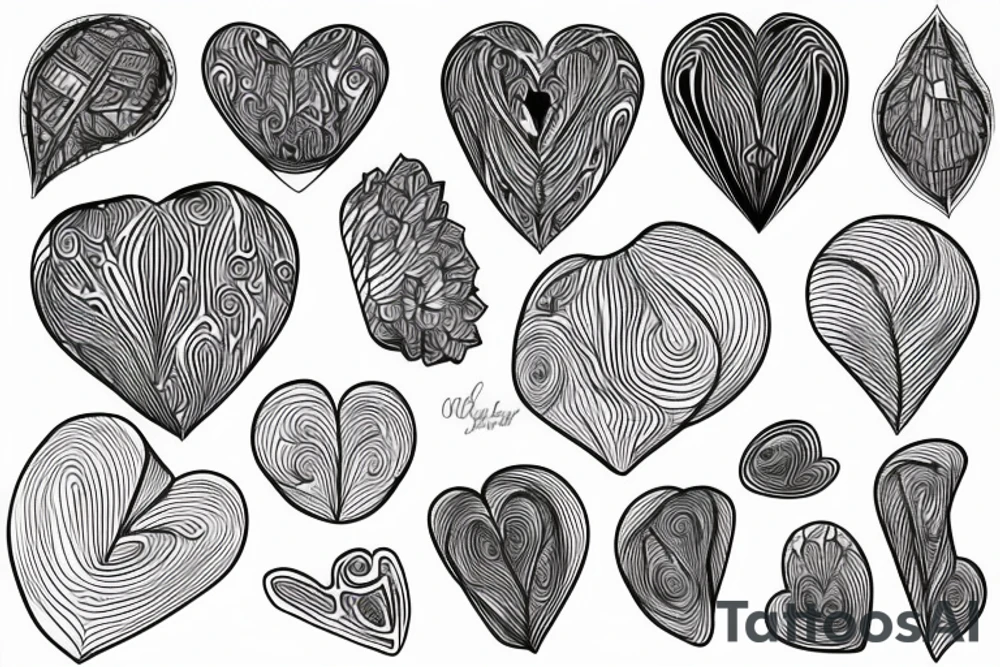 Heart brain tattoo idea