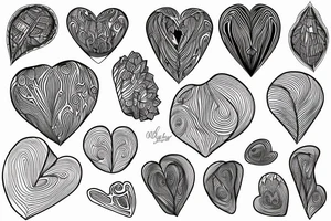 Heart brain tattoo idea