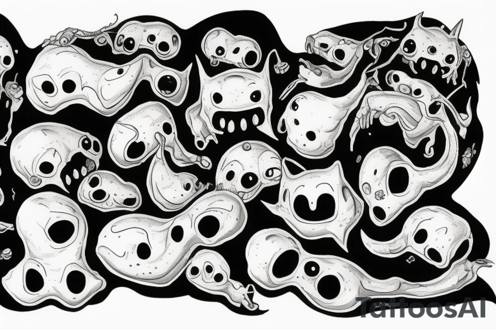 ominous adipose creatures climbing down themselves tattoo idea ominous adipose creatures climbing down themselves tattoo idea