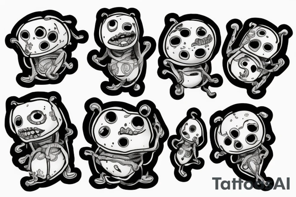 ominous adipose creatures climbing down themselves tattoo idea ominous adipose creatures climbing down themselves tattoo idea