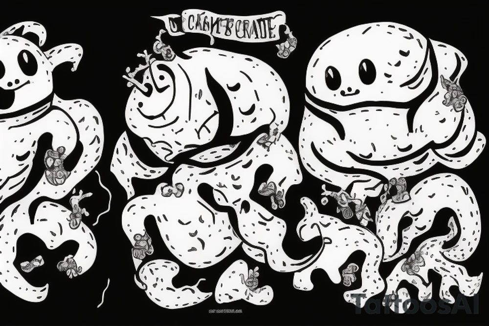 ominous adipose creatures climbing down themselves tattoo idea ominous adipose creatures climbing down themselves tattoo idea
