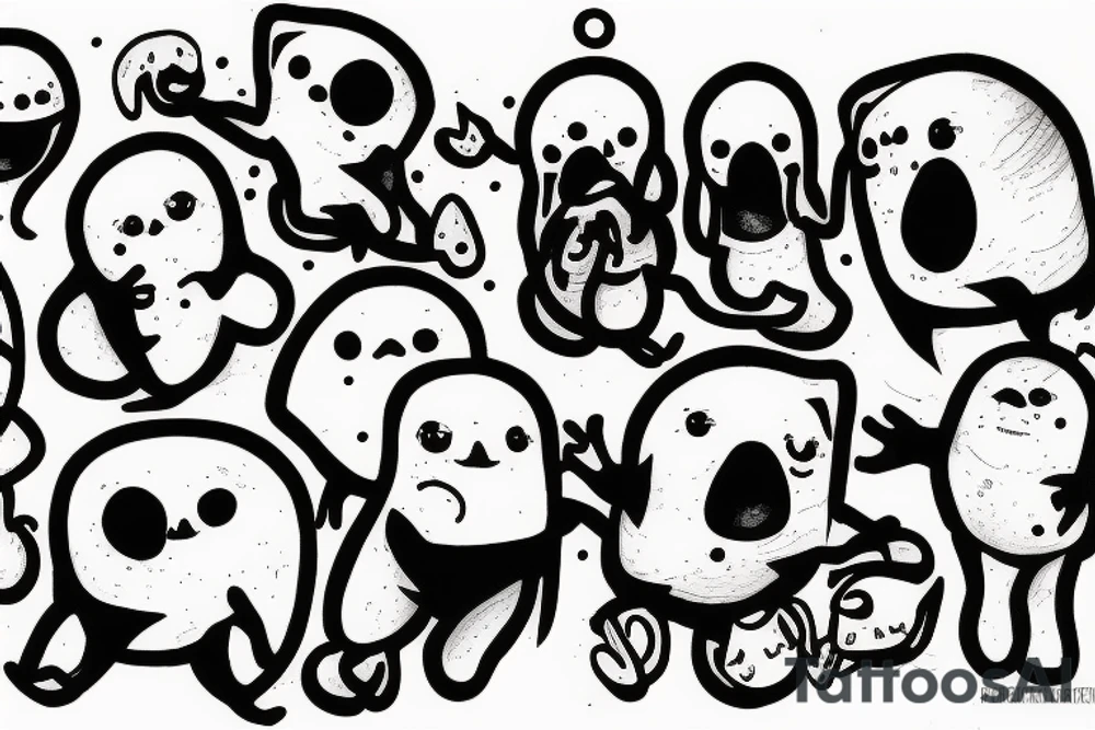 ominous adipose creatures climbing down themselves tattoo idea ominous adipose creatures climbing down themselves tattoo idea