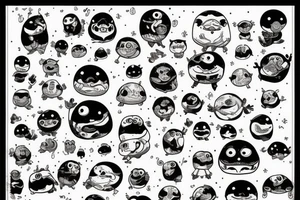 sixty-seven horrifying adipose creatures tattoo idea
