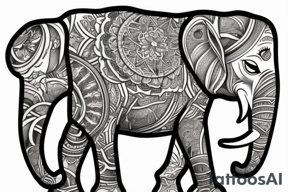 Dumbo the elephant tattoo idea
