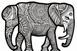 Dumbo the elephant tattoo idea