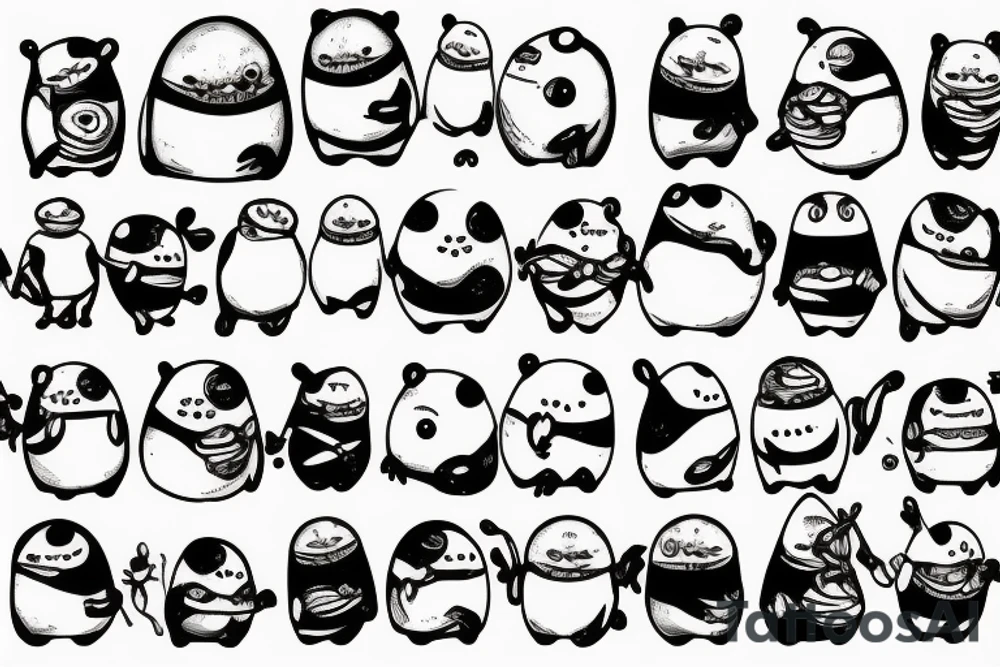 sixty-seven tiny horrifying adipose creatures tattoo idea