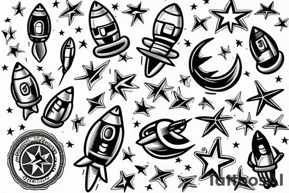 Rockets Only tattoo idea