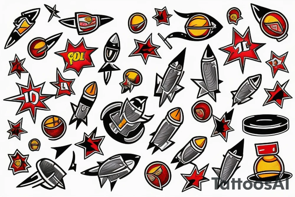 Rockets Only tattoo idea