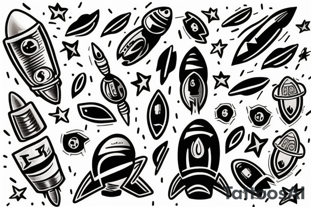 Rockets Only tattoo idea