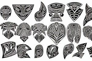 Polynesian shoulder tattoo idea