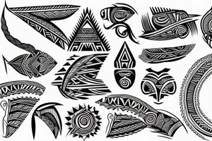 Polynesian shoulder tattoo idea