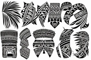 Polynesian shoulder tattoo idea