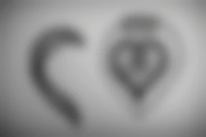 Minimalist eye inside a heart tattoo idea