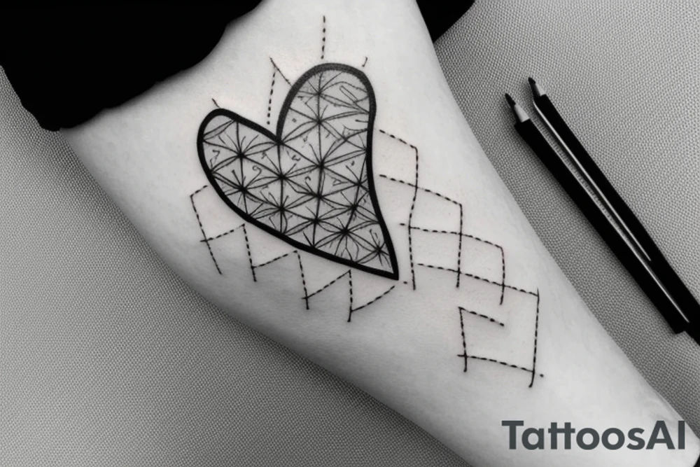 Simple 1/2” inche fine line eye inside heart tattoo idea Simple 1/2” inche fine line eye inside heart tattoo idea