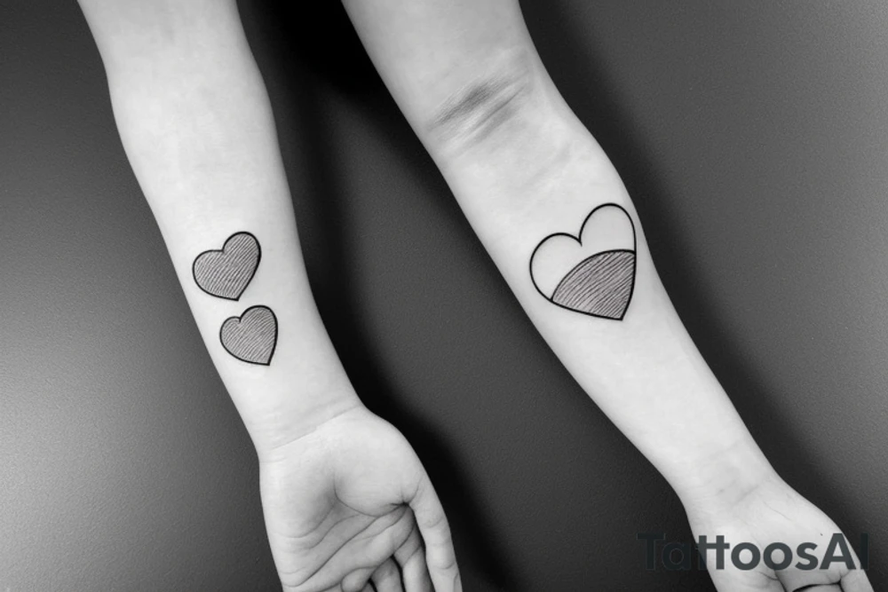 Simple 1/2” inche fine line eye inside heart tattoo idea Simple 1/2” inche fine line eye inside heart tattoo idea