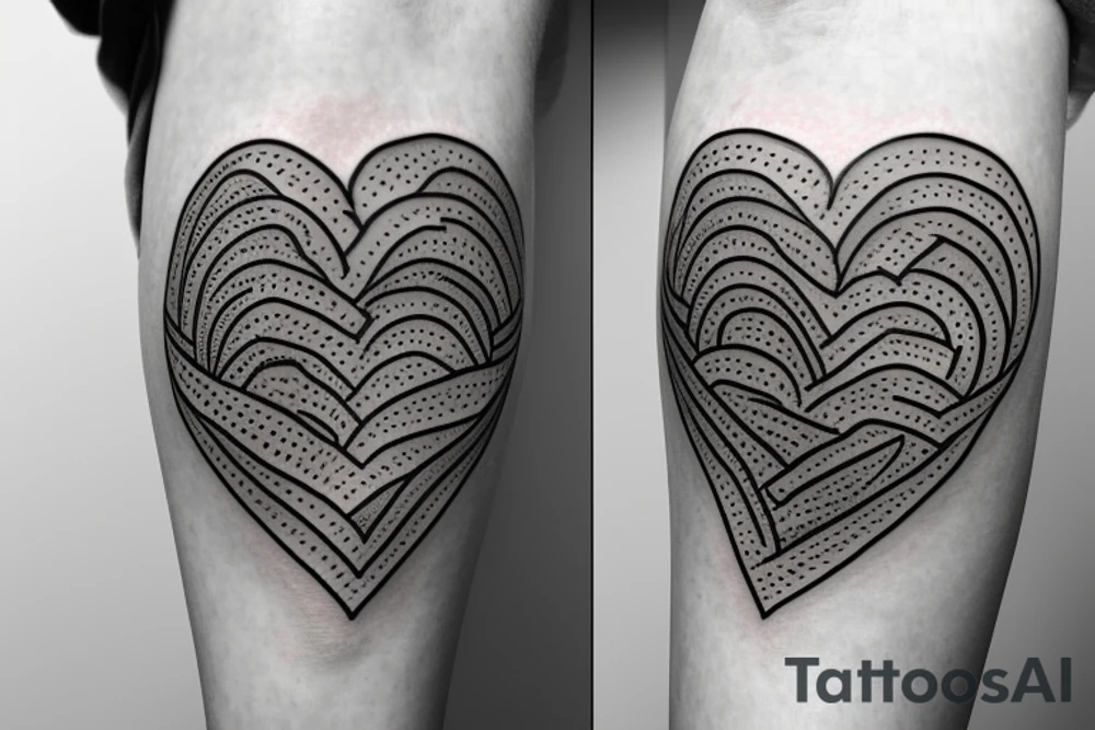 Simple 1/2” inche fine line eye inside heart tattoo idea Simple 1/2” inche fine line eye inside heart tattoo idea