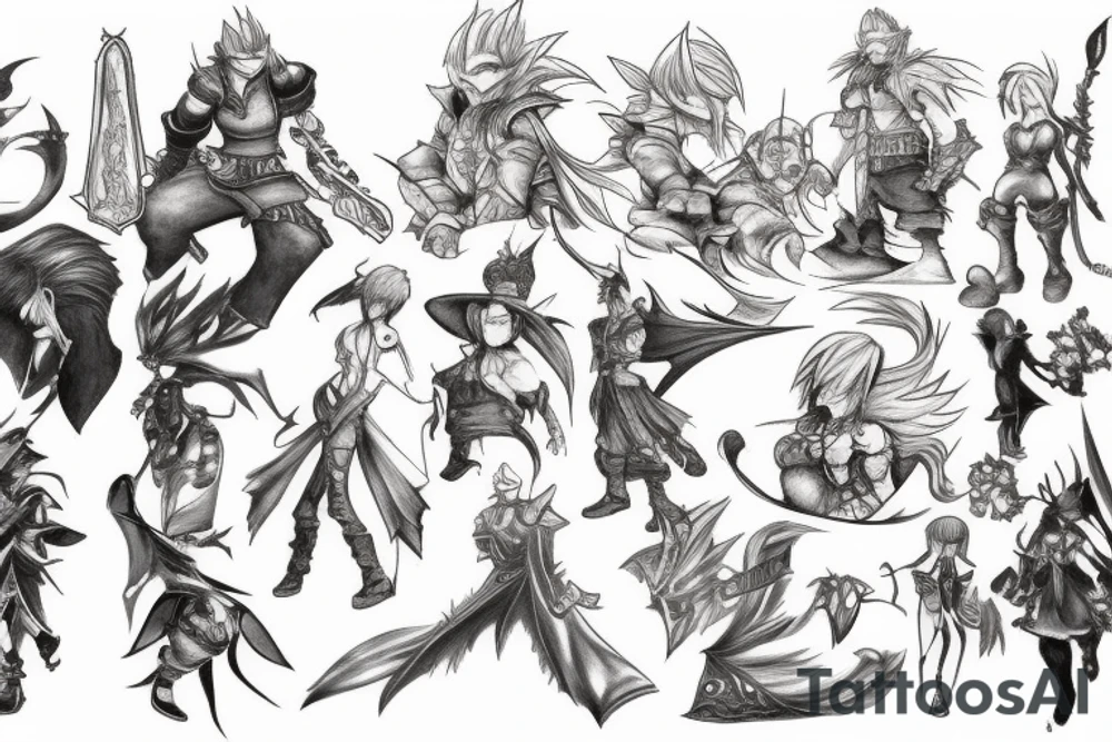 final fantasy ix tattoo idea