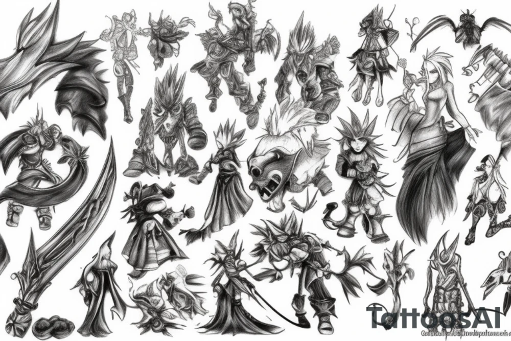 final fantasy ix tattoo idea