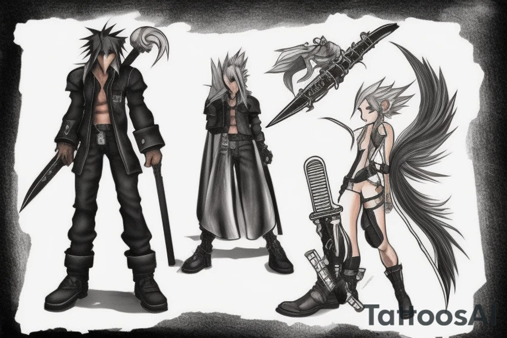 final fantasy vii tattoo idea