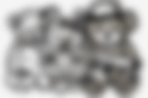 A teddybear holding a glock tattoo idea