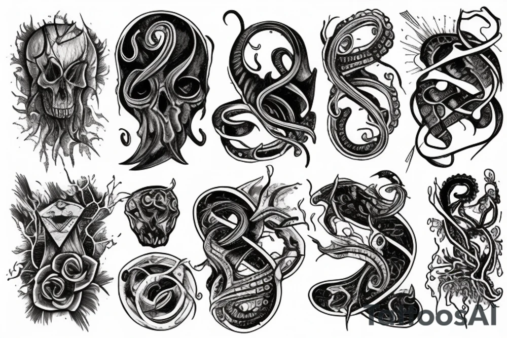 Lovecraftian tattoos tattoo idea