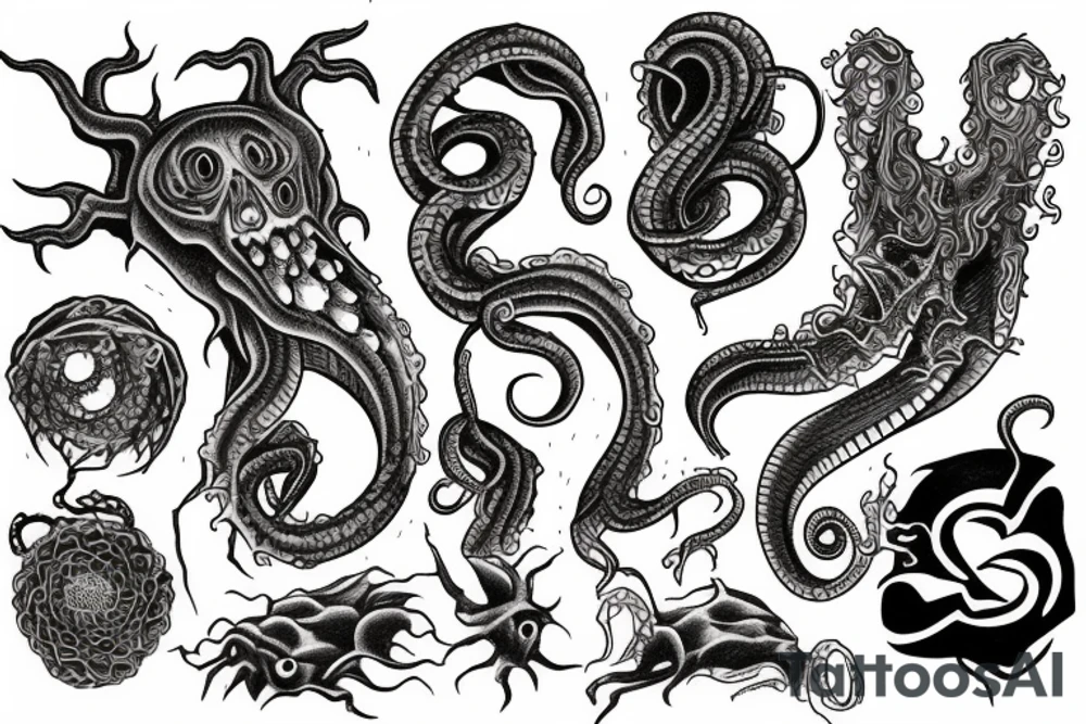 Lovecraftian tattoos tattoo idea