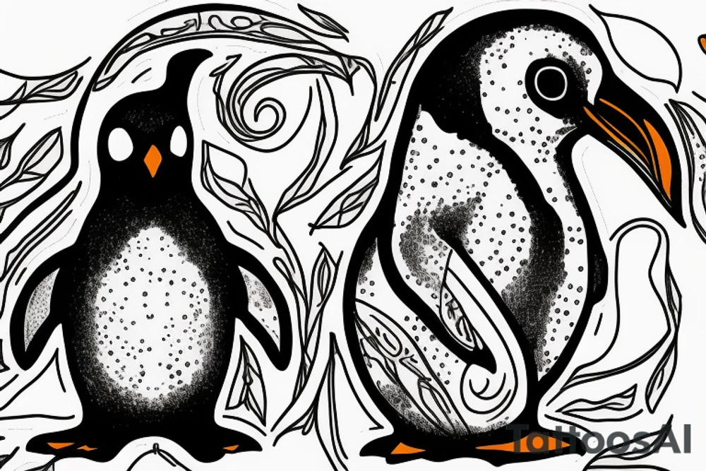 Linux Penguin tattoo idea