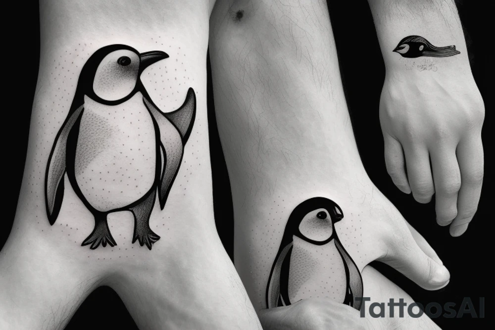 Linux Penguin tattoo idea