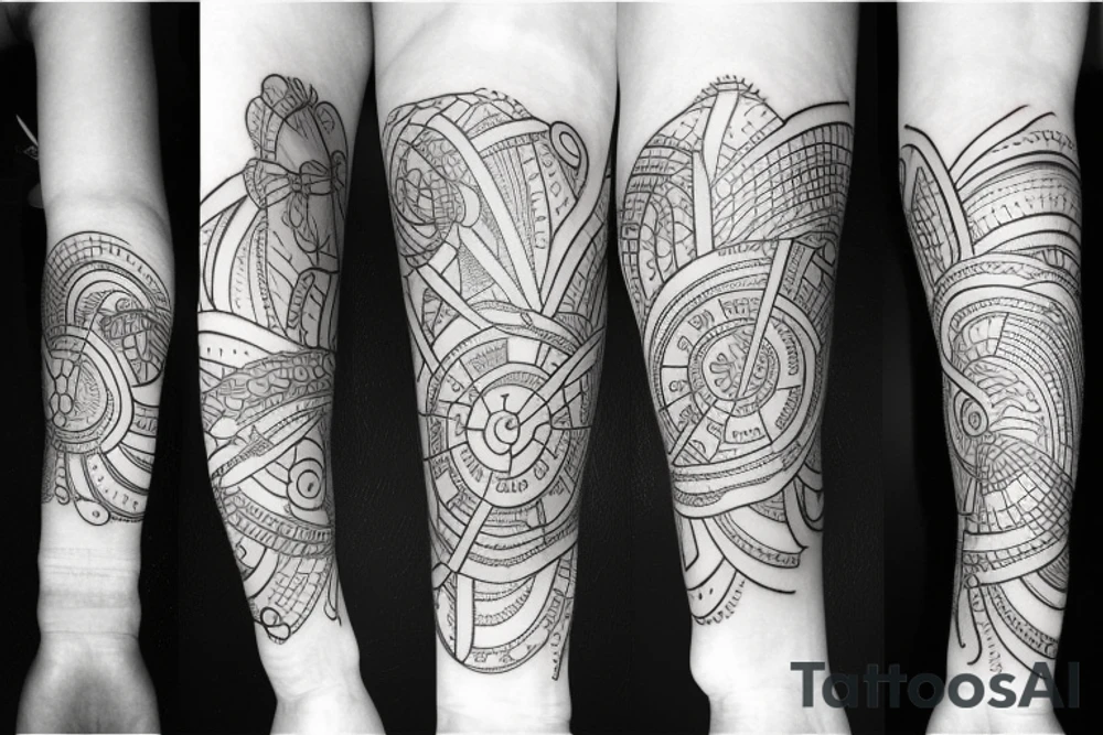 scandinavian tatto arm tattoo idea
