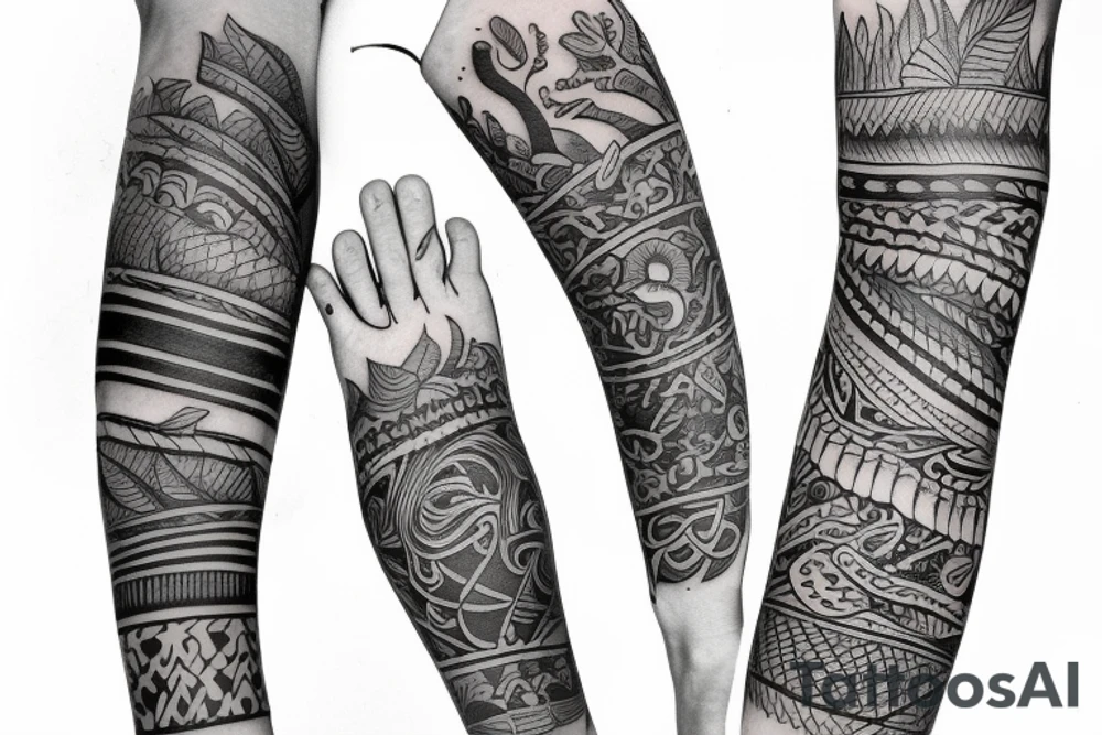 scandinavian tatto arm tattoo idea