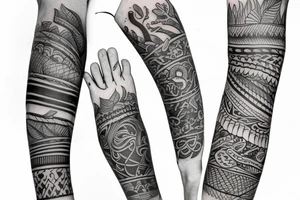 scandinavian tatto arm tattoo idea