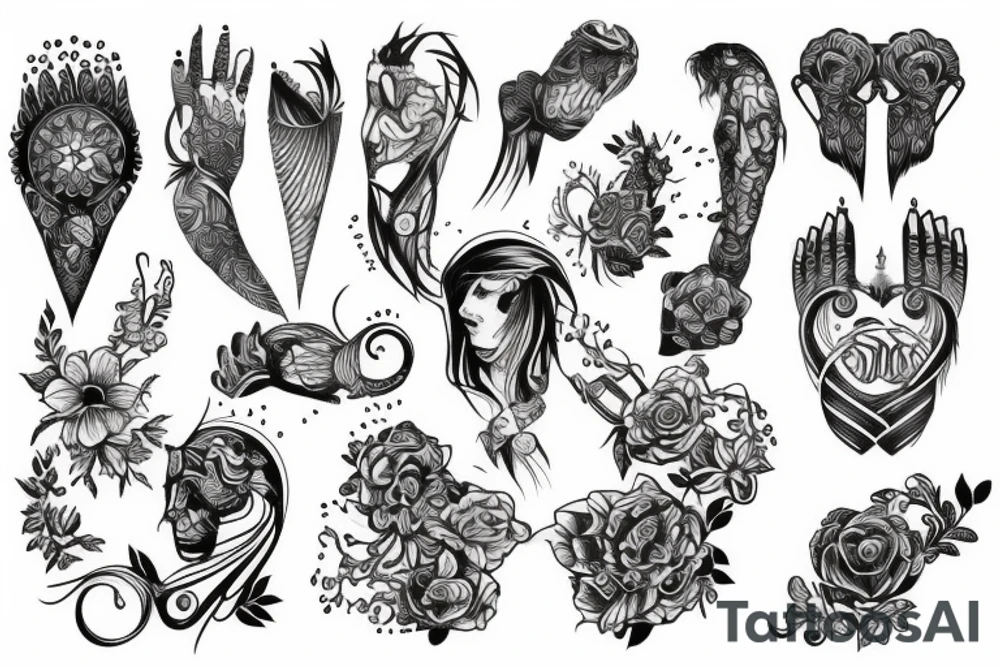 scandinavian tatto arm tattoo idea