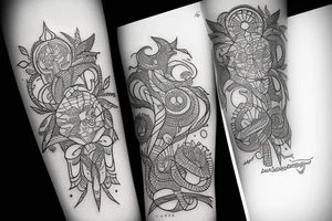 scandinavian tatto arm tattoo idea