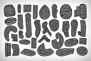 scandinavian runes, scandinavian culture tattoo idea