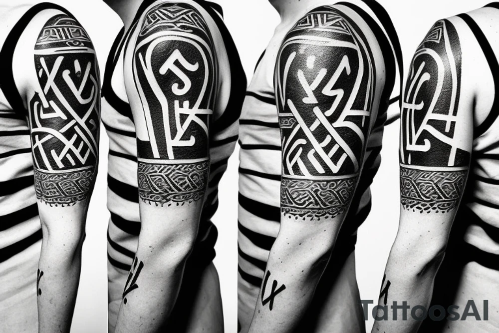 scandinavian runes, scandinavian culture tattoo idea
