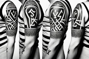 scandinavian runes, scandinavian culture tattoo idea