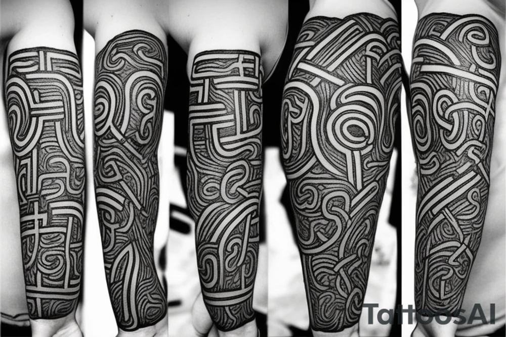 scandinavian runes, scandinavian culture tattoo idea