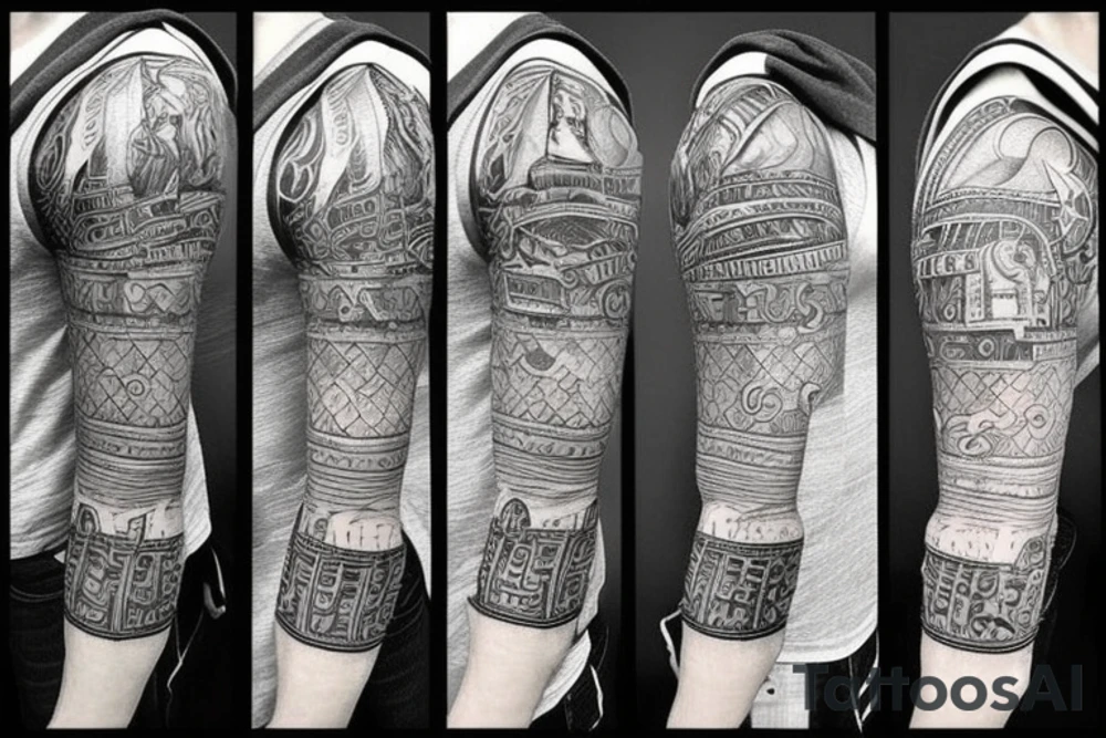 vikings tatto arm tattoo idea