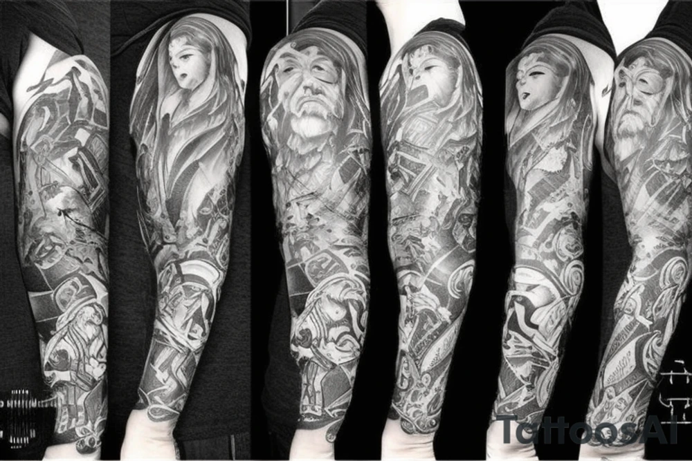 vikings tatto arm tattoo idea