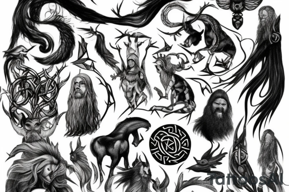 norse mythology tattoo idea
