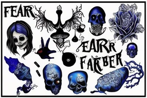 Blue october fear tattoo idea