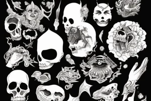 Overcoming fear tattoo idea