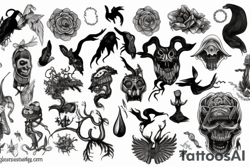 Overcoming fear tattoo idea