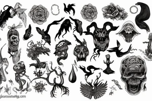 Overcoming fear tattoo idea