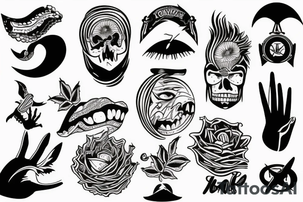Overcoming fear tattoo idea